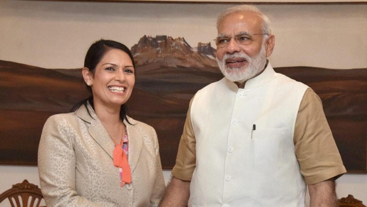 UK minister Priti Patel discusses skill development with PM Modi